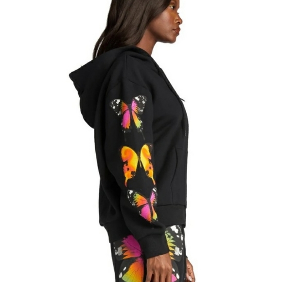 I.AM.GIA Tops - I.AM.GIA Aporia Black Butterfly Jacket Hoodie